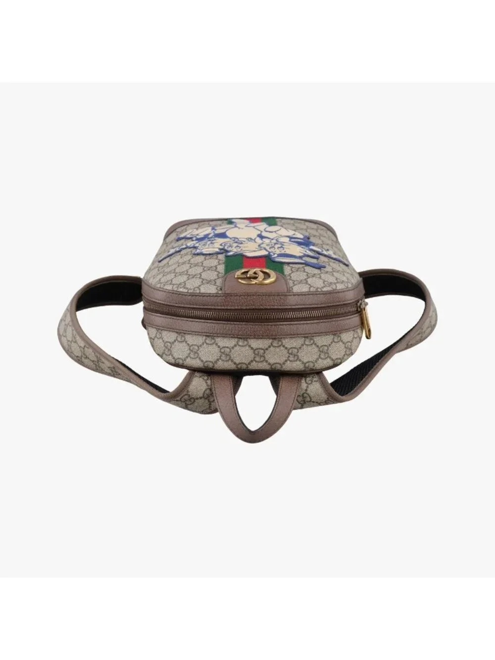 Gucci Three Little Pigs Brown Multicolor Backpack